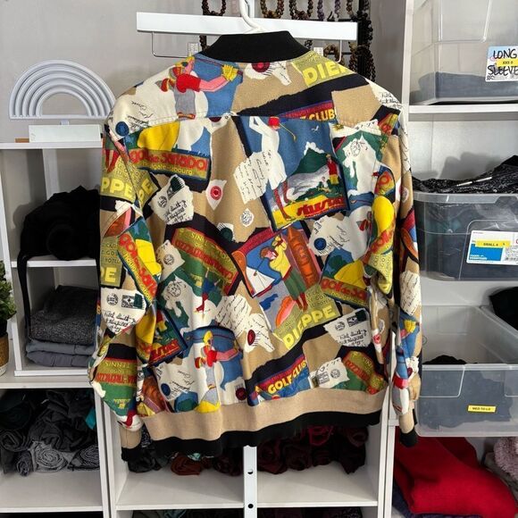 Colorful Graphic Bomber Jacket vintage TAIL golf graphics - Picture 4 of 6
